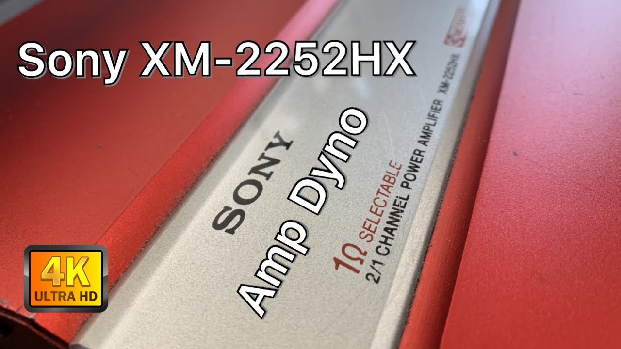 THE BEST SONY XPLOD AMP? 🧐 (Sony XM-2252HX Amp Dyno) [4K]