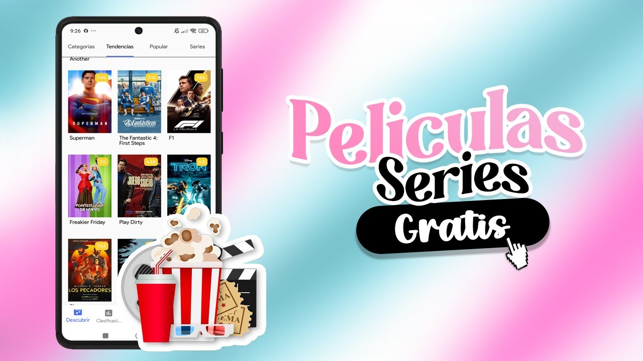 APP PARA VER PELÍCULAS Y SERIES GRATIS 🎬🎭