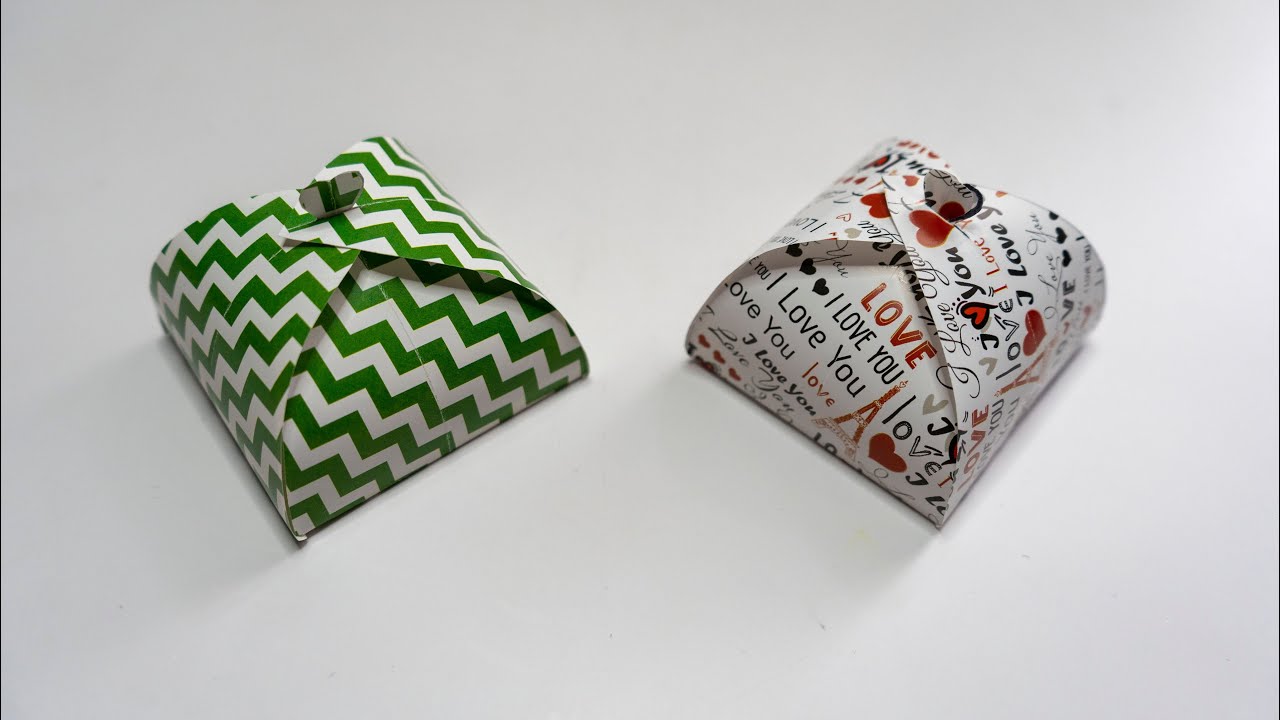 Подарочная коробочка оригами. Как сделать оригами коробочку.