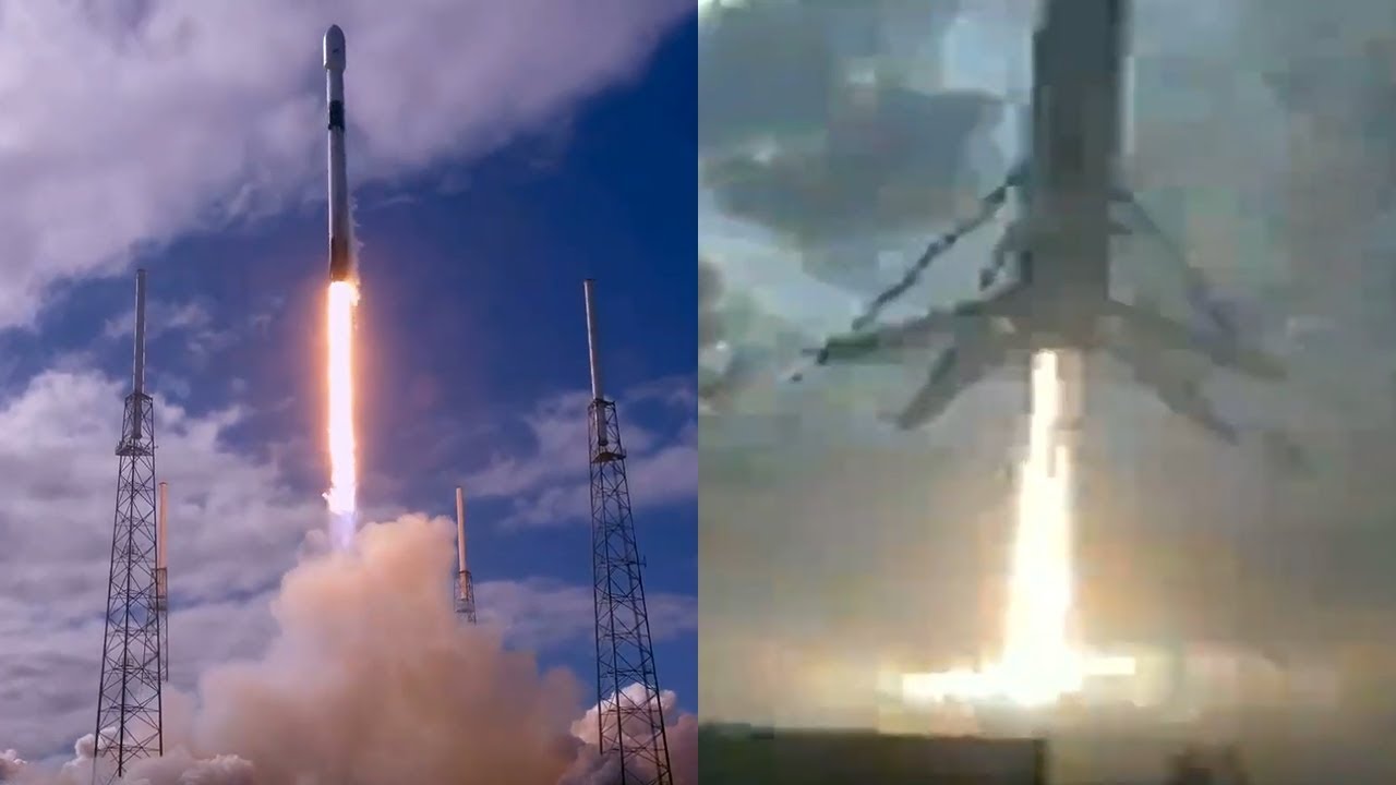SpaceX Starlink 2 launch & Falcon 9 first stage landing