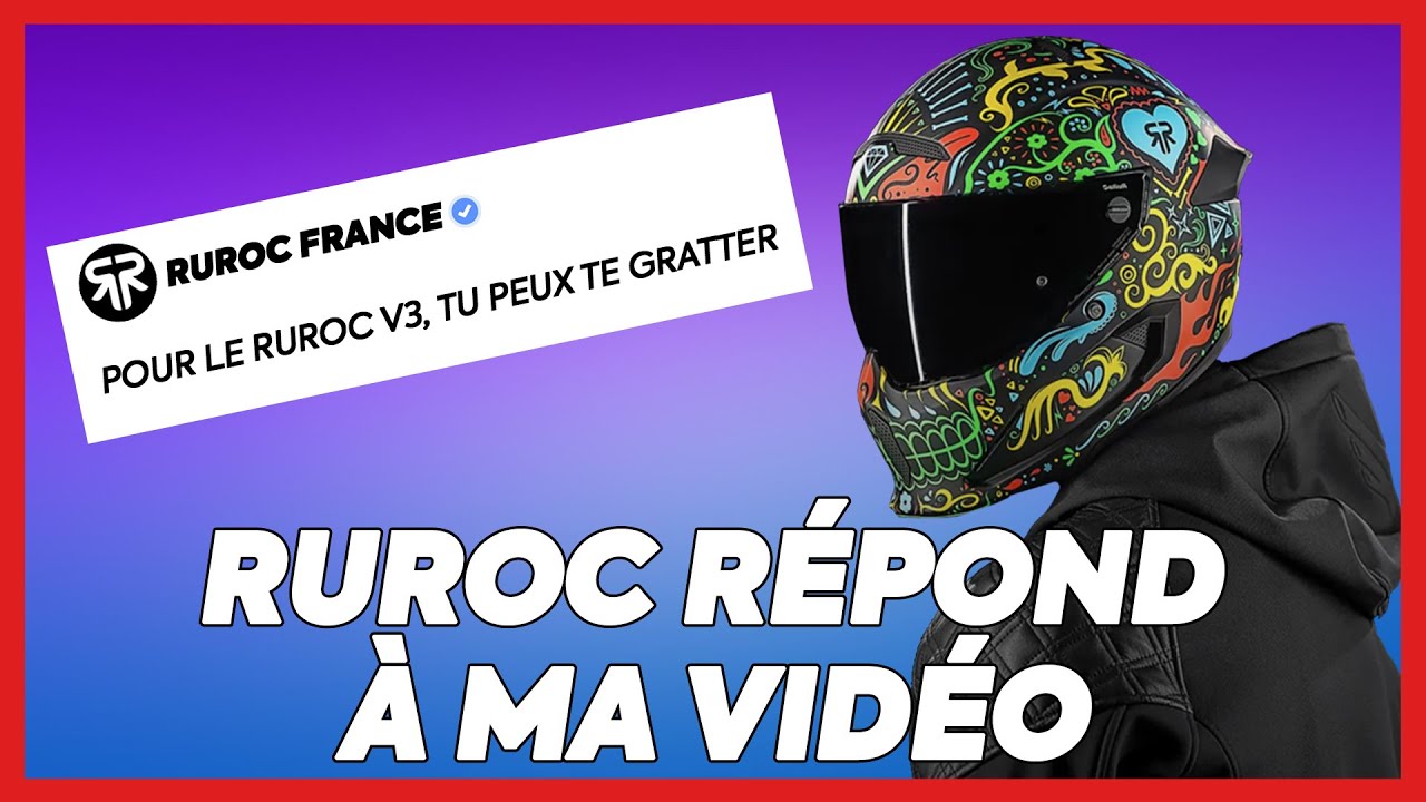 RUROC FRANCE RÉPOND À MA VIDÉO - JE N'AURAIS PAS LE ATLAS 3.0 ?