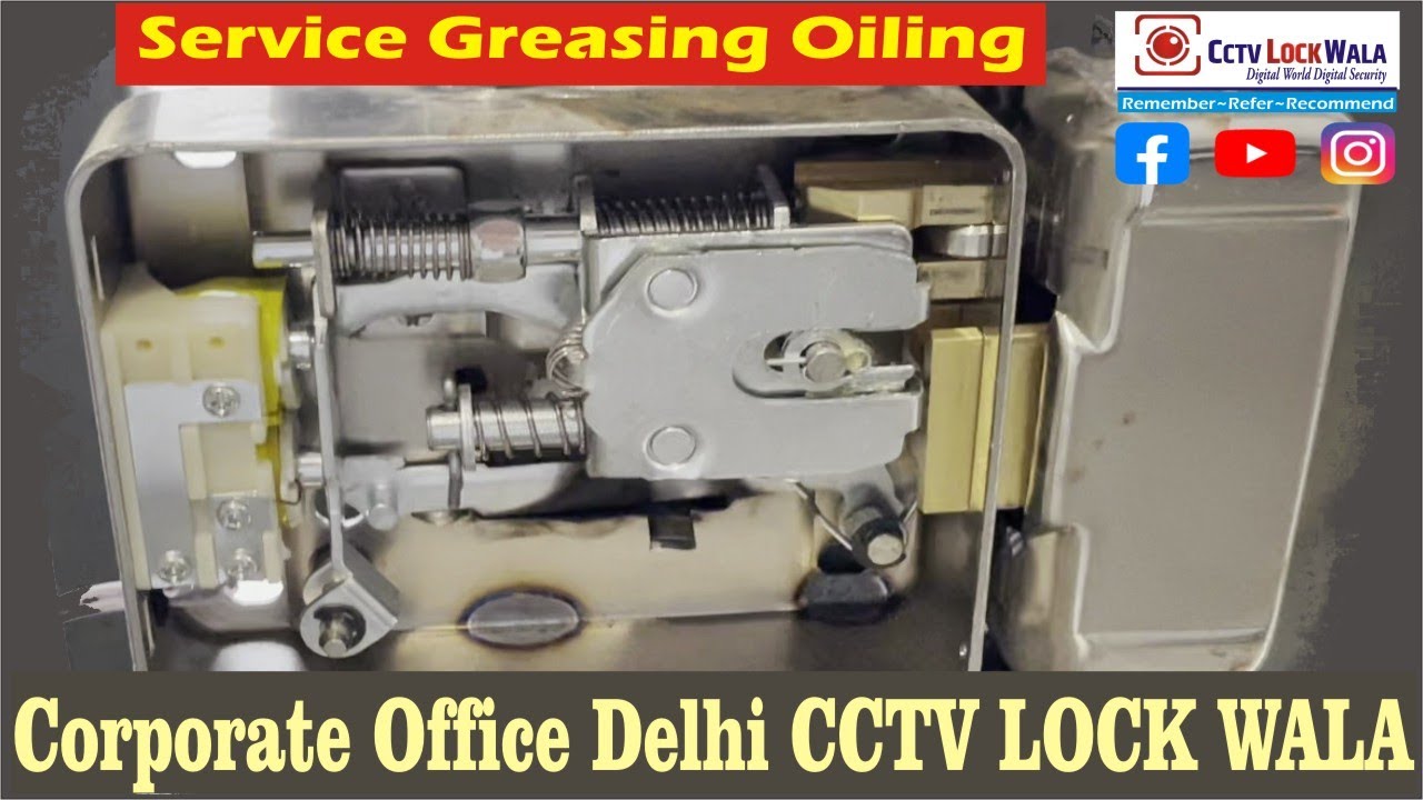 Automatic Gate Lock Electric lock service greasing repair, how to check electronic door lock coil