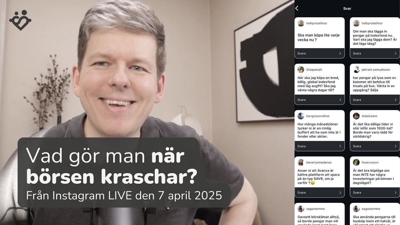 405. Vad gör man när börsen kraschar? | 40 Frågor & Svar