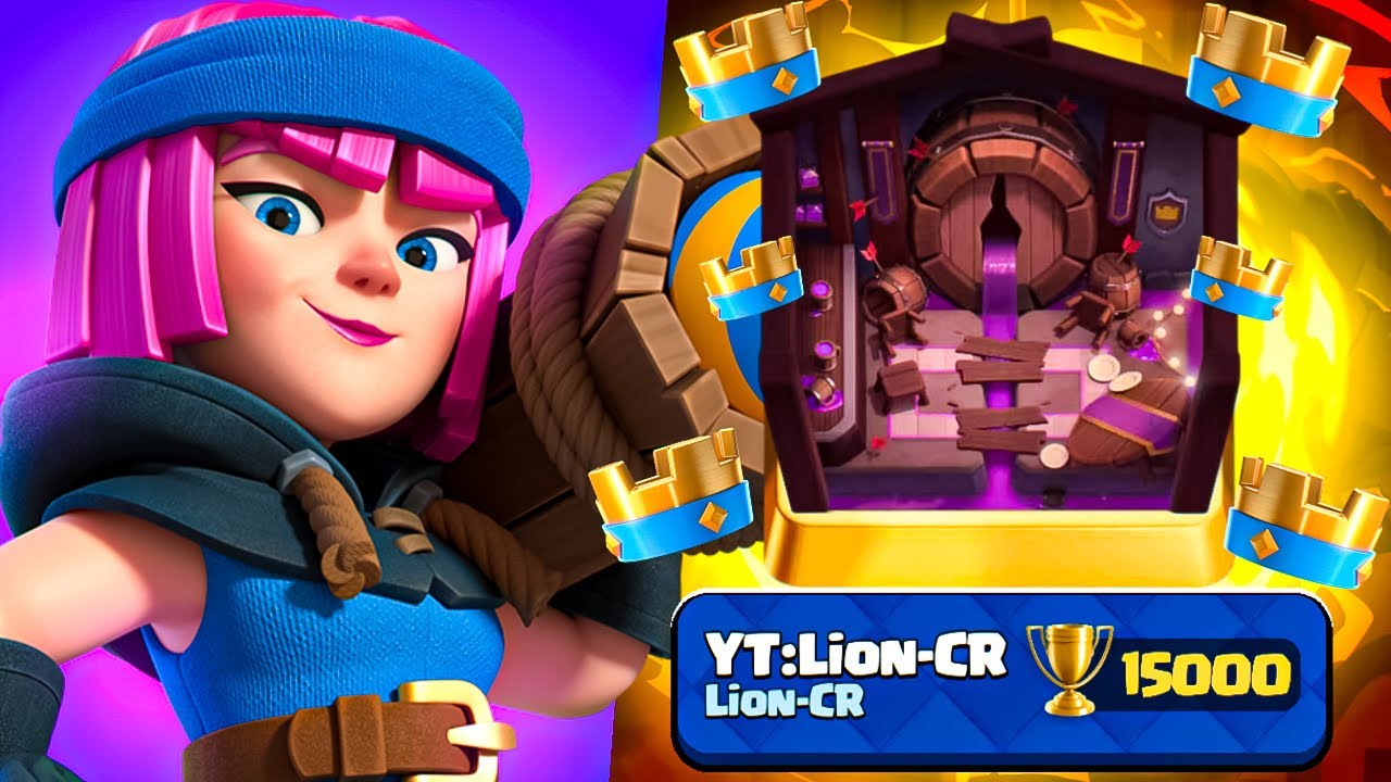 &iexcl;As&iacute; llegu&eacute; a 15,000 copas en Clash Royale!