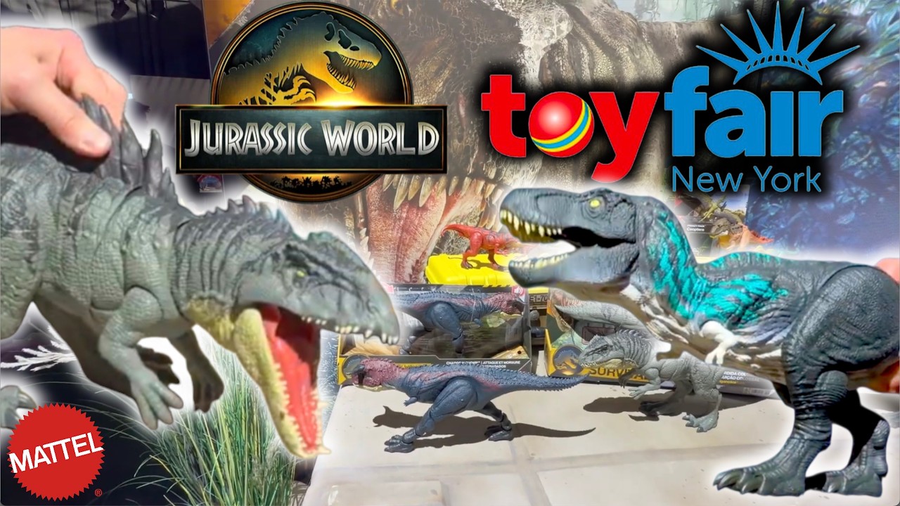 NUEVO GIGANOTOSAURUS | Revelaciones de Jurassic World de Mattel en Toy Fair New York 2026