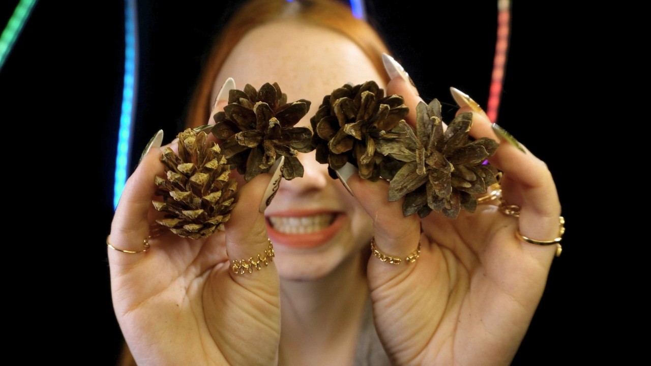 ASMR-триггеры природы 🌲 | Шишки, иголки и сухоцветы