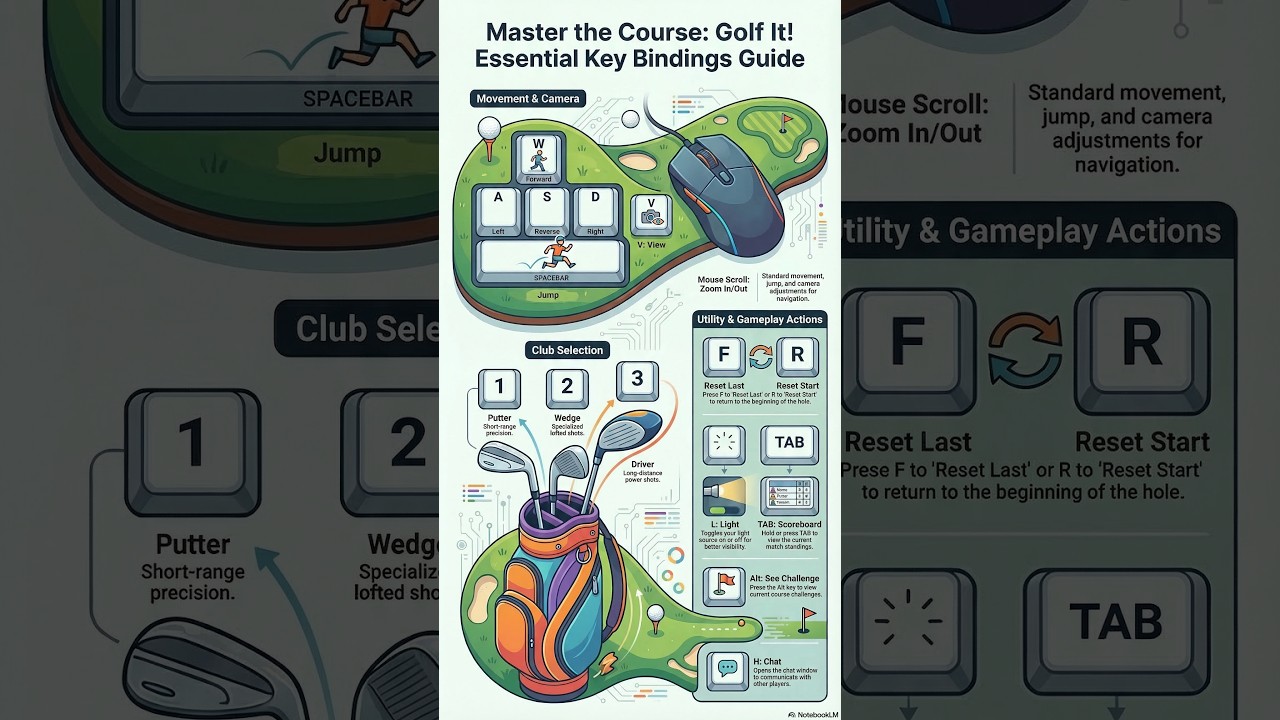 Golf It! Key Binding Guide!!!