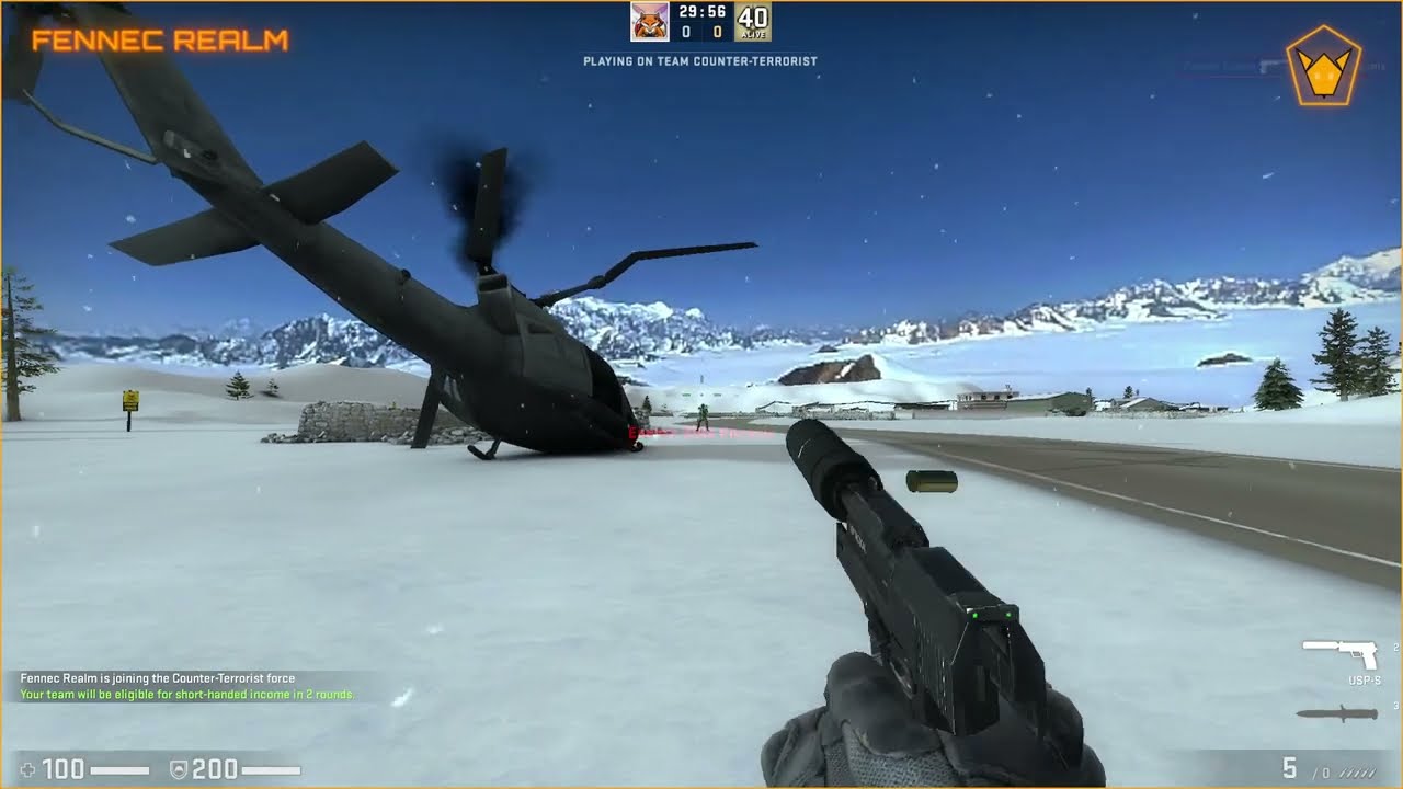 CSGO Border Crossing Map IGI Inspired Gameplay 4K