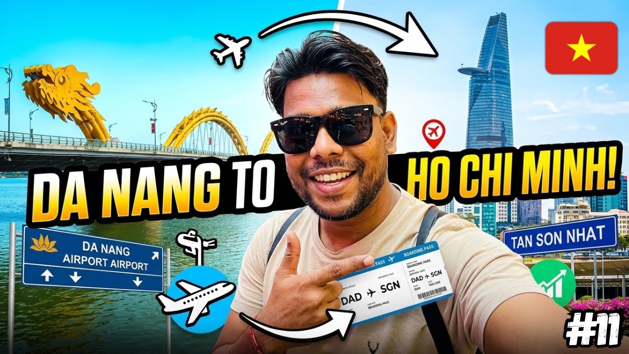 Da Nang to Ho Chi Minh by flight, Vietnam🇻🇳 #danang #hochiminh #vietnam #vietnamvlog #vietnamtravel 