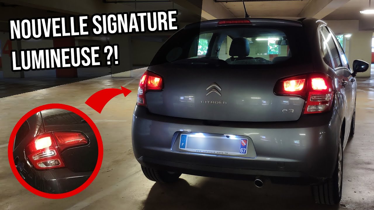 Nouvelle SIGNATURE LUMINEUSE pour la C3 ?!