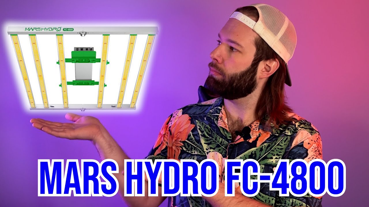 Mars Hydro LED Grow Light Review & PAR Test | FC-4800