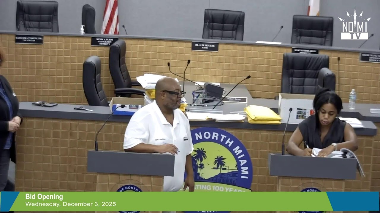 Bid Opening - 12/03/2025