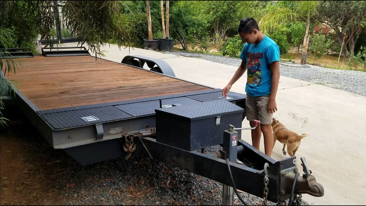 Making the perfect trailer - Converting a gravity tilt trailer to hydraulic tilt