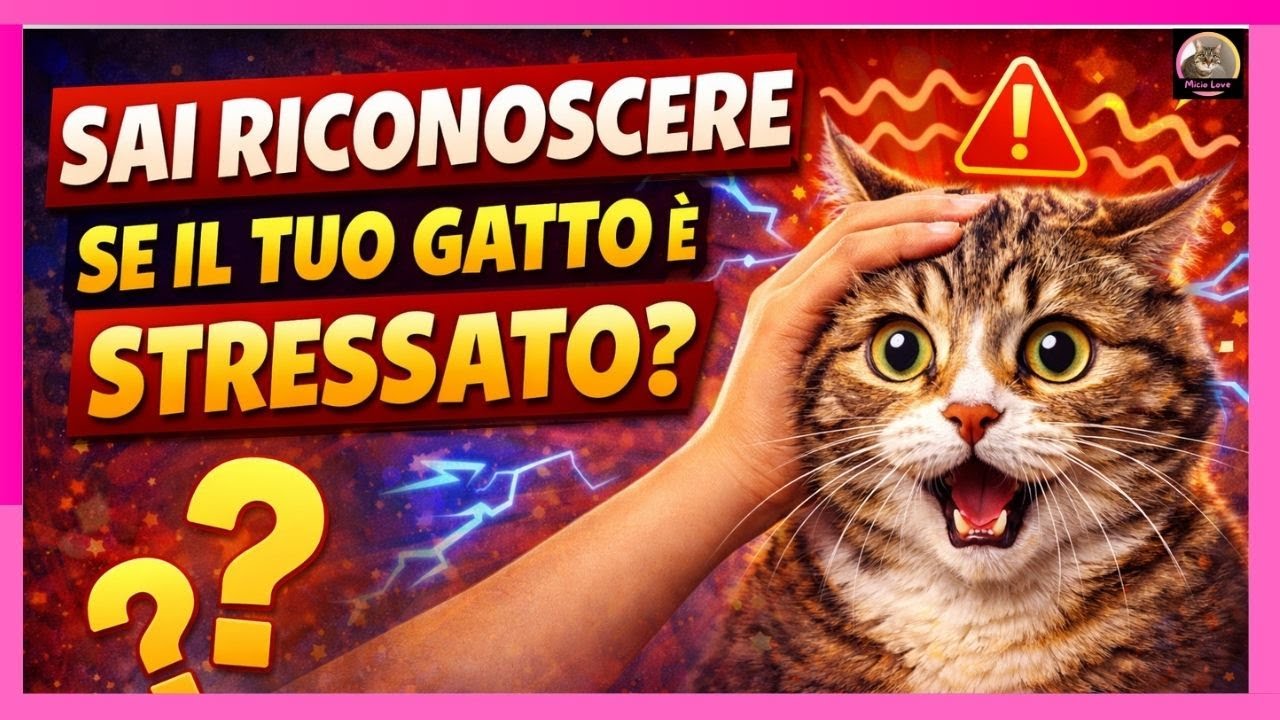 Sai riconoscere i segnali di stess del tuo gatto?