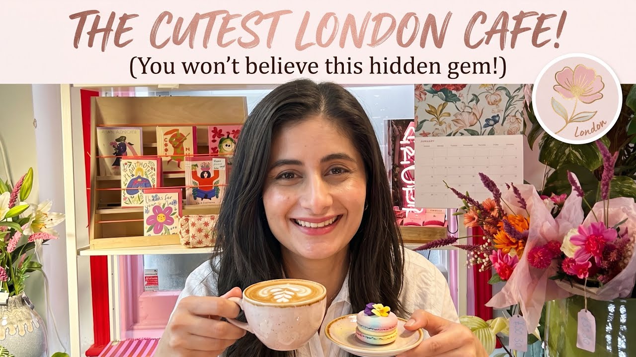 Most Aesthetic Café in London |new vlog| Hidden gem in London 