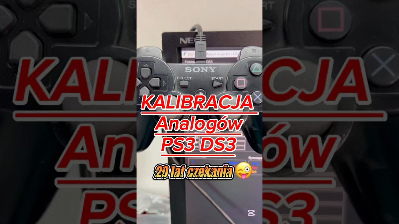 KALIBRACJA ANALOG&Oacute;W PS3 DS3 🔥 #ps3 #lifehack #sony #dualshock3 #kalibracja #halleffect #tmr