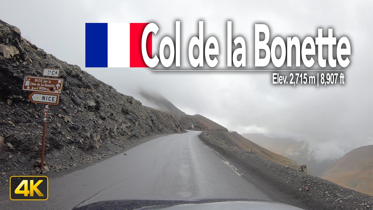 Col de la Bonette, France 🇫🇷 Driving from Jausiers to Saint Étienne de Tinée, France