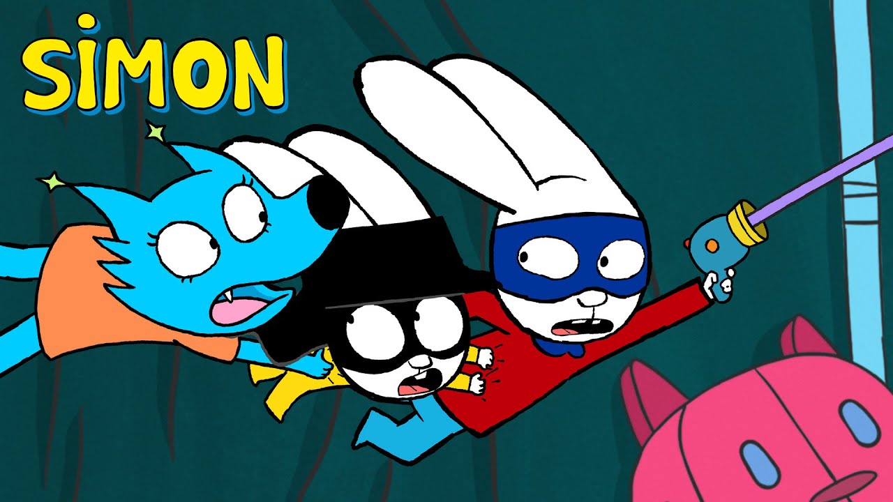🤣 Giggles & Snoring! Simon’s Sleepover Adventure! 🐰 Simon | Full episodes Compilation 30min S5
