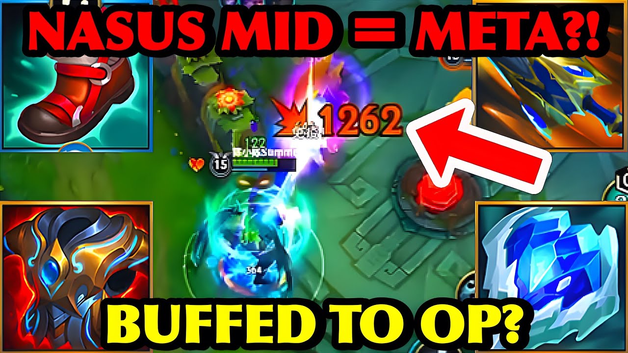Wild Rift China Nasus Mid | 19KILL Sundered Sky × Amaranth’s NASUS Build Runes | PERMA FIGHT NASUS?!