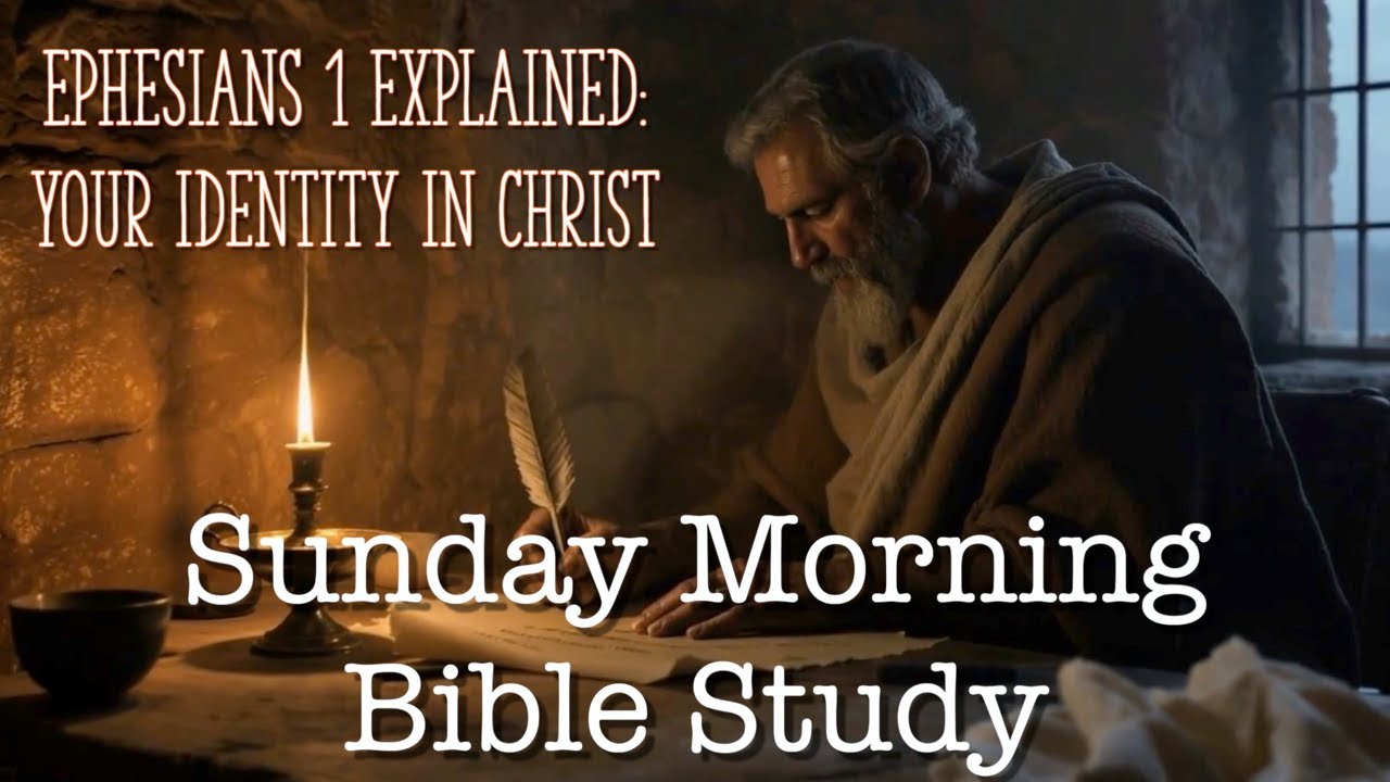Ephesians 1 Explained: Your Identity in Christ | Sunday Morning Bible Study LIVE