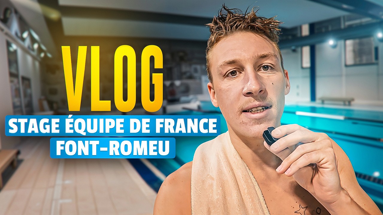 STAGE avec l'ÉQUIPE DE FRANCE d'Eau Libre à 1800m d’altitude 🏊‍♂️