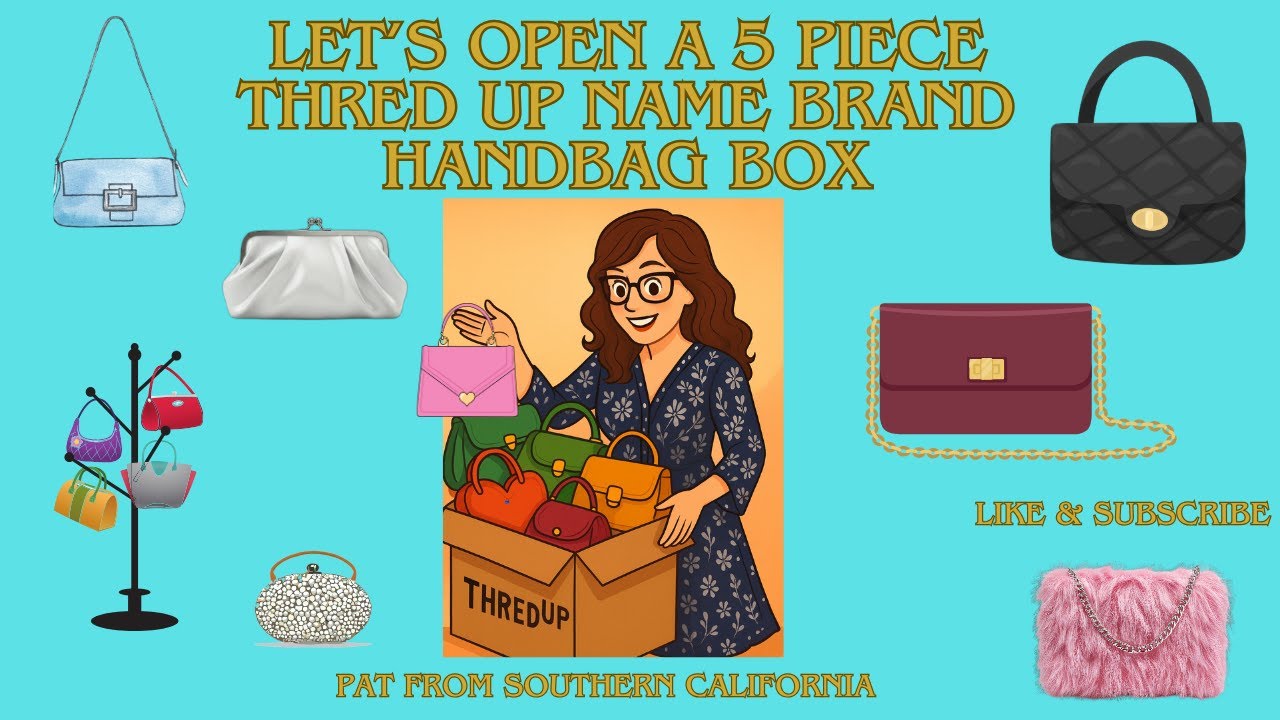 Thred up 5 Piece Name Brand Handbags I have not bought this box in a long time let's see what I got!