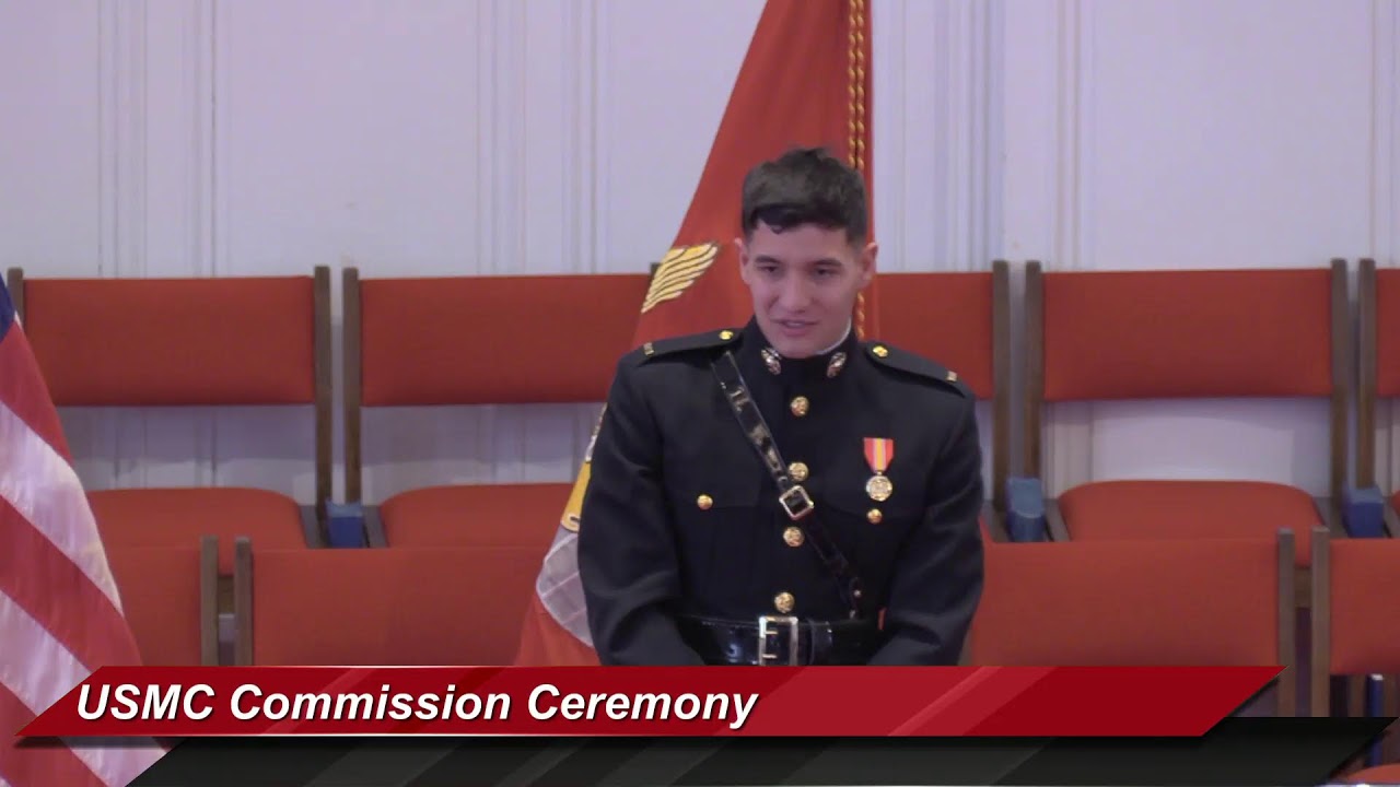 USMC Commission Ceremony