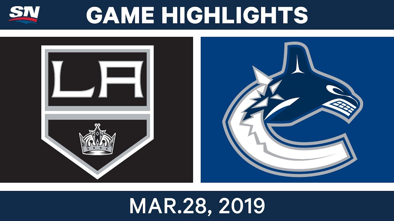 NHL Game Highlights | Kings vs. Canucks &ndash; March 28, 2019
