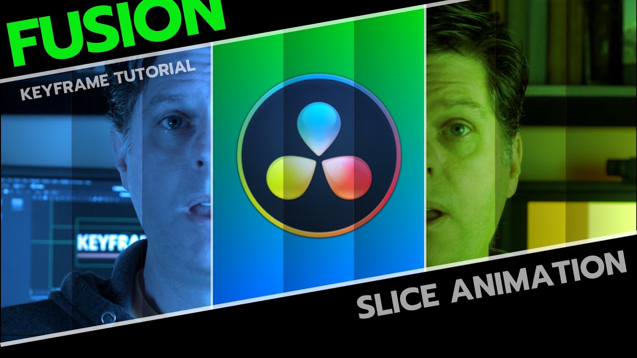 EASY Slice INTRO Animation & KEYFRAME Tutorial / Davinci Resolve / Fusion
