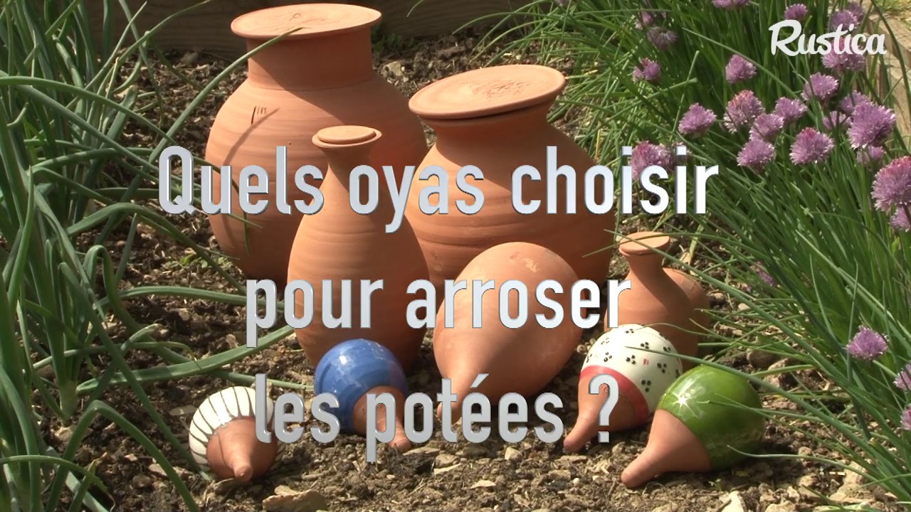 Quels oyas choisir pour arroser les  pot&eacute;es et jardini&egrave;res