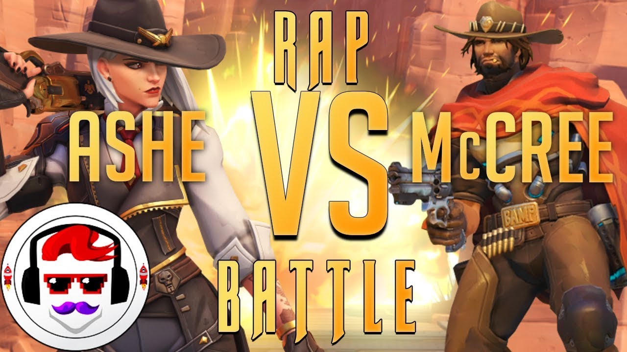 Ashe VS McCree Overwatch Rap Battle | Light That Fuse | Rockit Gaming [NEW HERO]