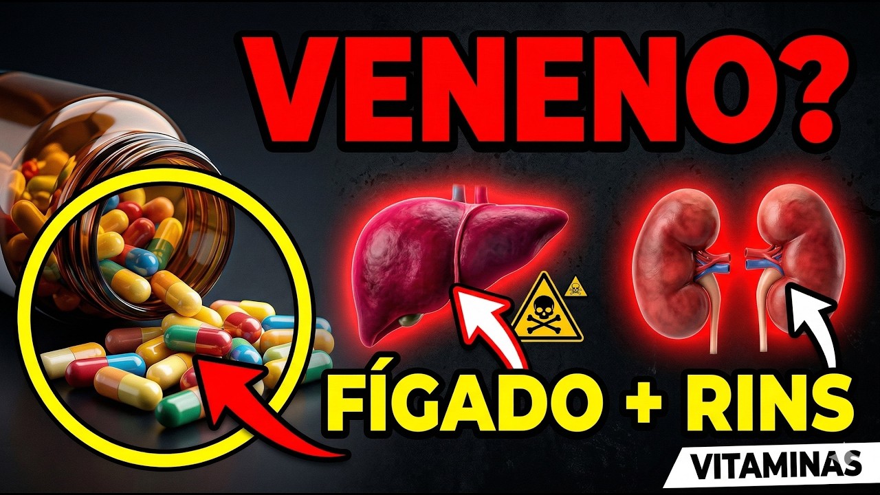 PARE AGORA — 5 VITAMINAS QUE PODEM TE FAZER MAL SE VOCÊ USA ASSIM