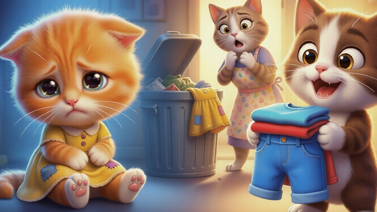 The Jealous Little Kitten 😿 | A Heartwarming Story About Love & Sharing | Kids Moral Story