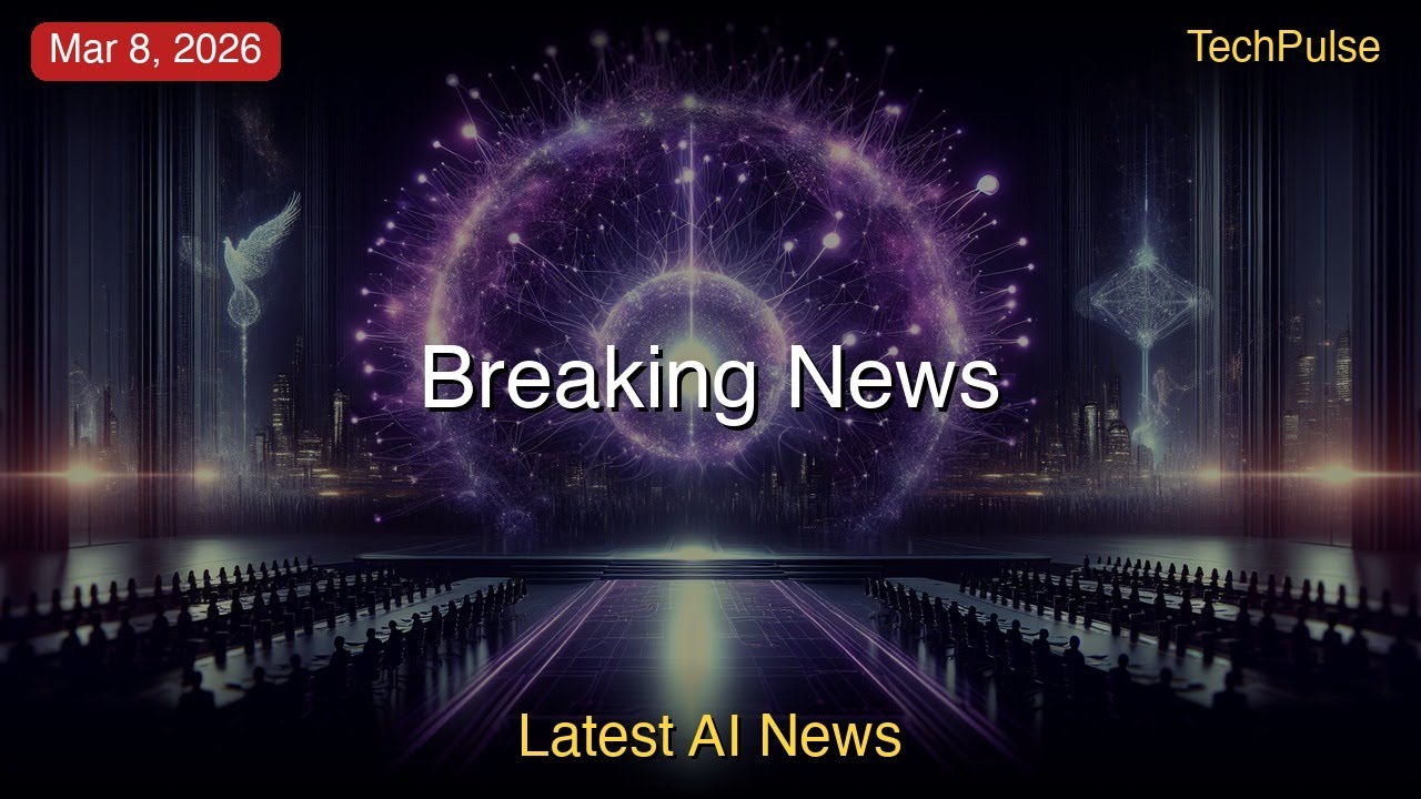 Latest AI News | 8th Mar 2026 (EDT) | AI News March 2026: Pentagon Deals, OpenAI Exodus and Google P