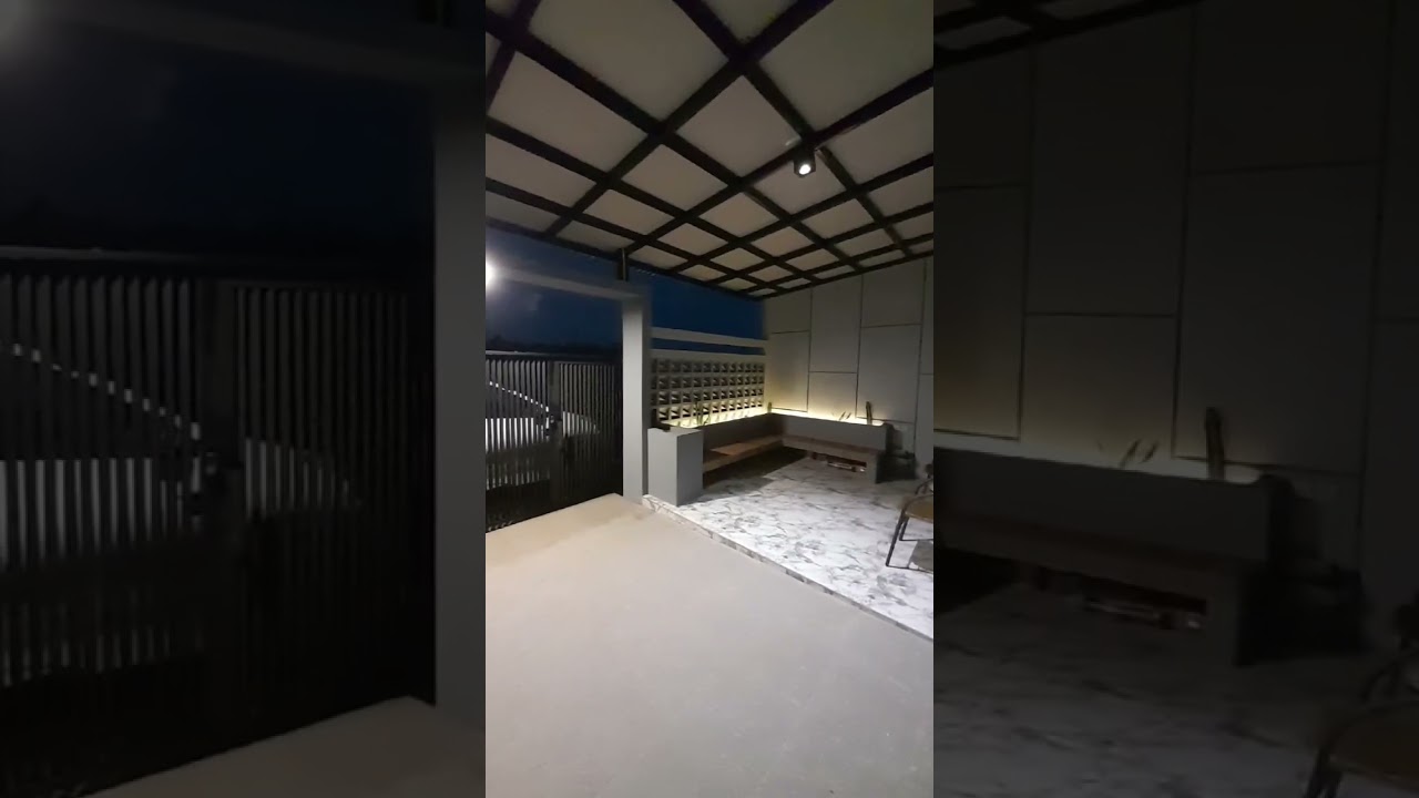 Mode Siang Malam Teras Rumah by @sedyani.w.d.antari #rumahsubsidi #terasrrumah #terasrumahminimalis