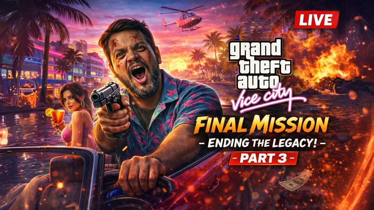 GTA Vice City LIVE 🔴 | Final Missions & Ending Gameplay (Story Finale)