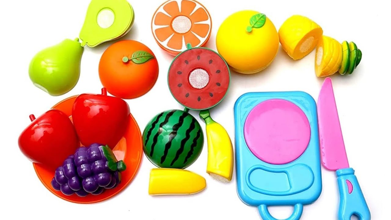 Satisfying Video | How To Cutting Fruits and Vegetables ASMR | Cutting toy vegetables & fruits