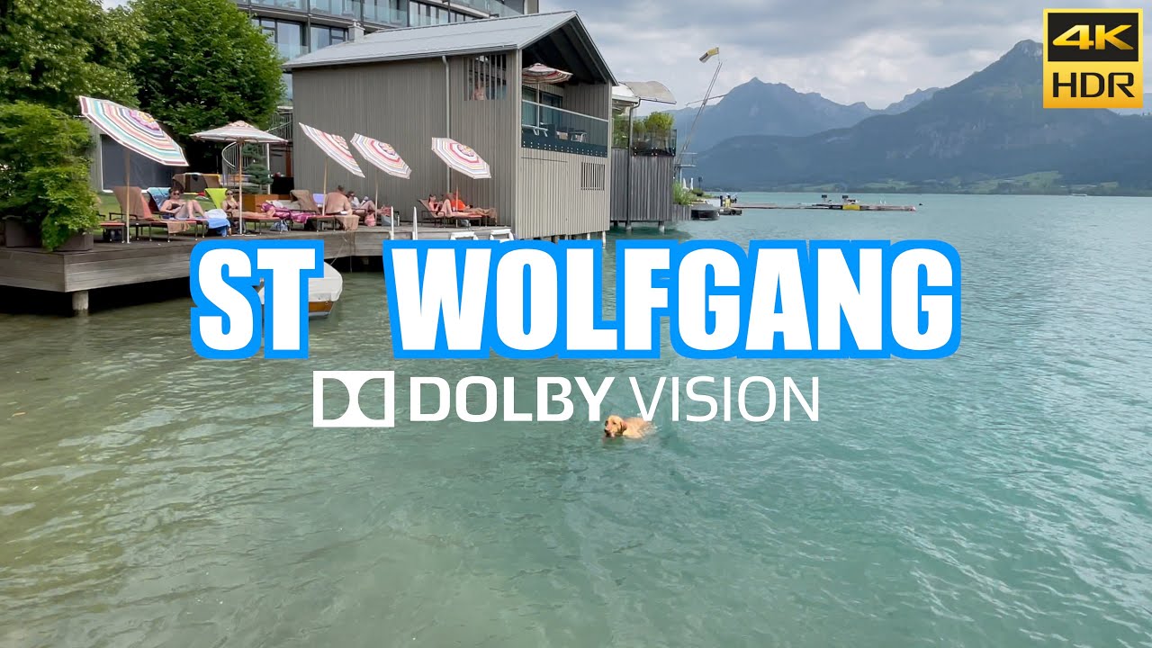 St. Wolfgang Wolfgangsee Austria 🇦🇹  Walking tour ☀️ 4K HDR Dolby Vision