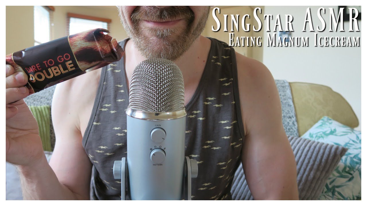Eating A Magnum Ice cream | Whispering | ASMR