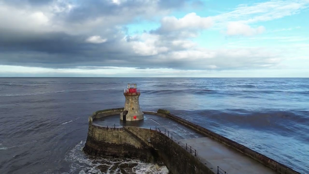 South Shields Pier Damage From Storm Babet!