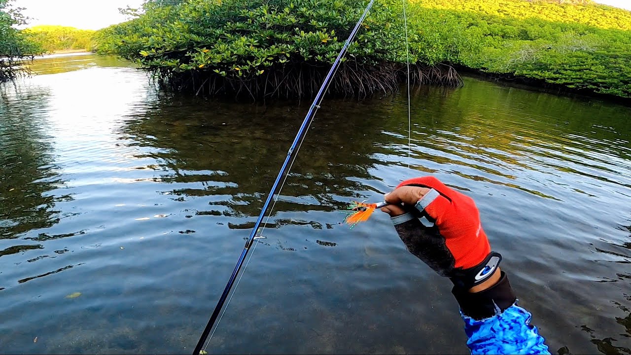 Tenkara Lure Field test - with Catch and Cook