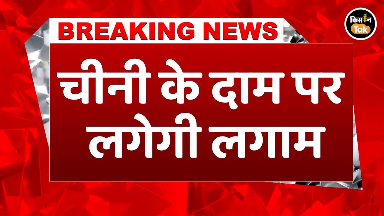 Breaking News: चीनी की बढ़ती कीमतों पर केंद्र का बड़ा फैसला, 10 लाख टन Raw Sugar Import को मंजूरी