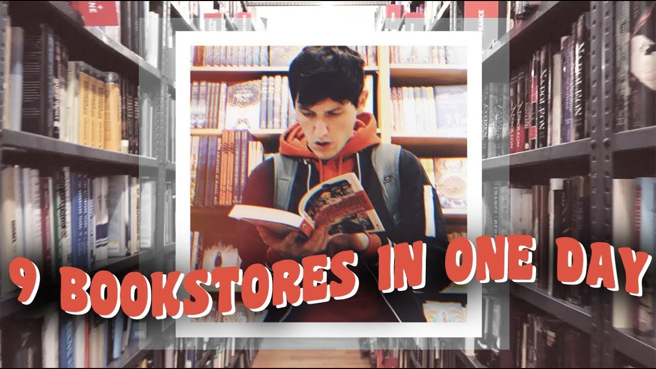 VISITING 9 BOOKSTORES IN ONE DAY!