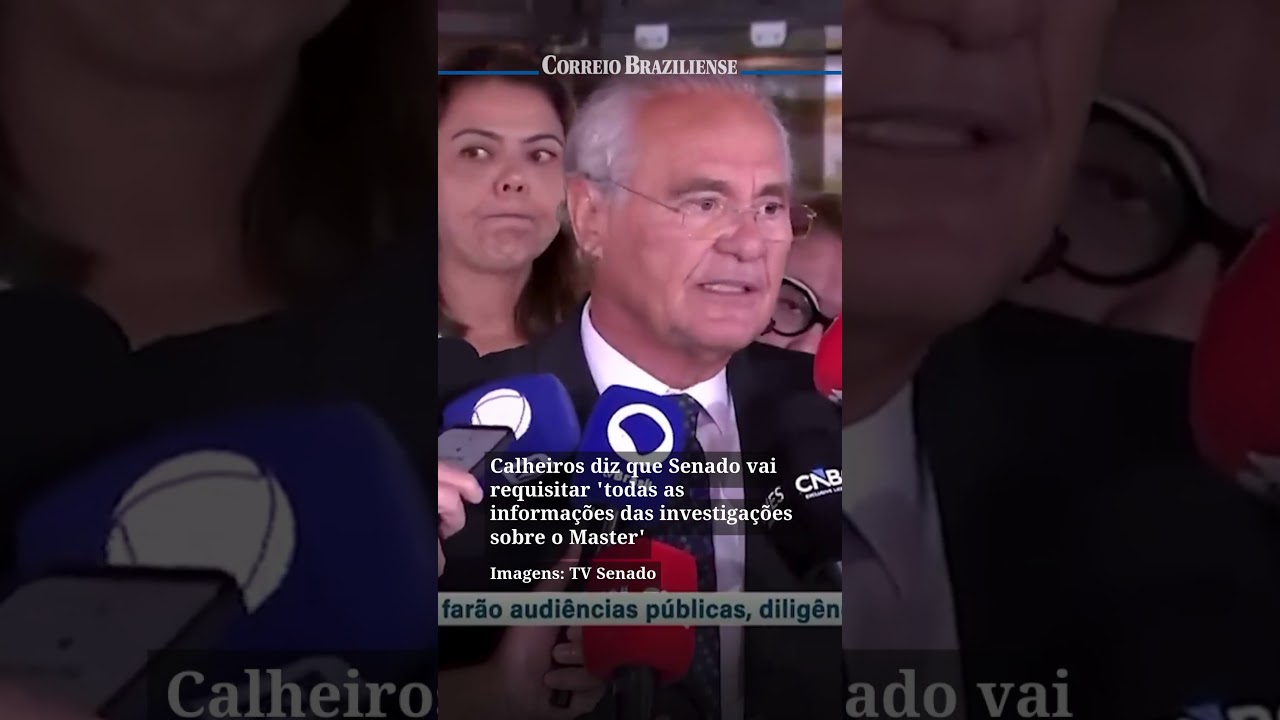CALHEIROS DIZ QUE SENADO VAI REQUISITAR 'TODAS AS INFORMA&Ccedil;&Otilde;ES DAS INVESTIGA&Ccedil;&Otilde;ES SOBRE O MASTER'