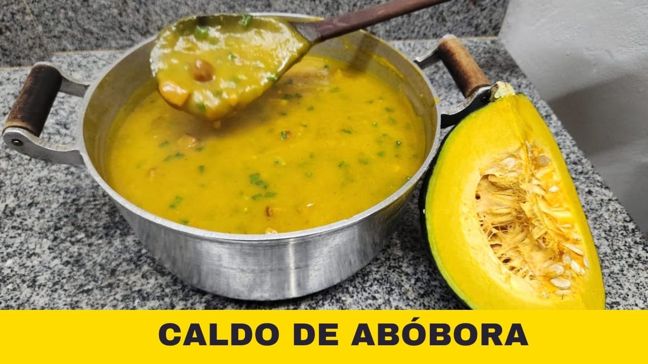 COMO FAZER CALDO DE ABÓBORA | COM BACON E CALABRESA