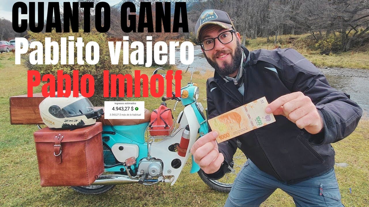 🤑 CUANTO GANA PABLO IMHOFF - Pablito viajero EN YOUTUBE EN EL 2025