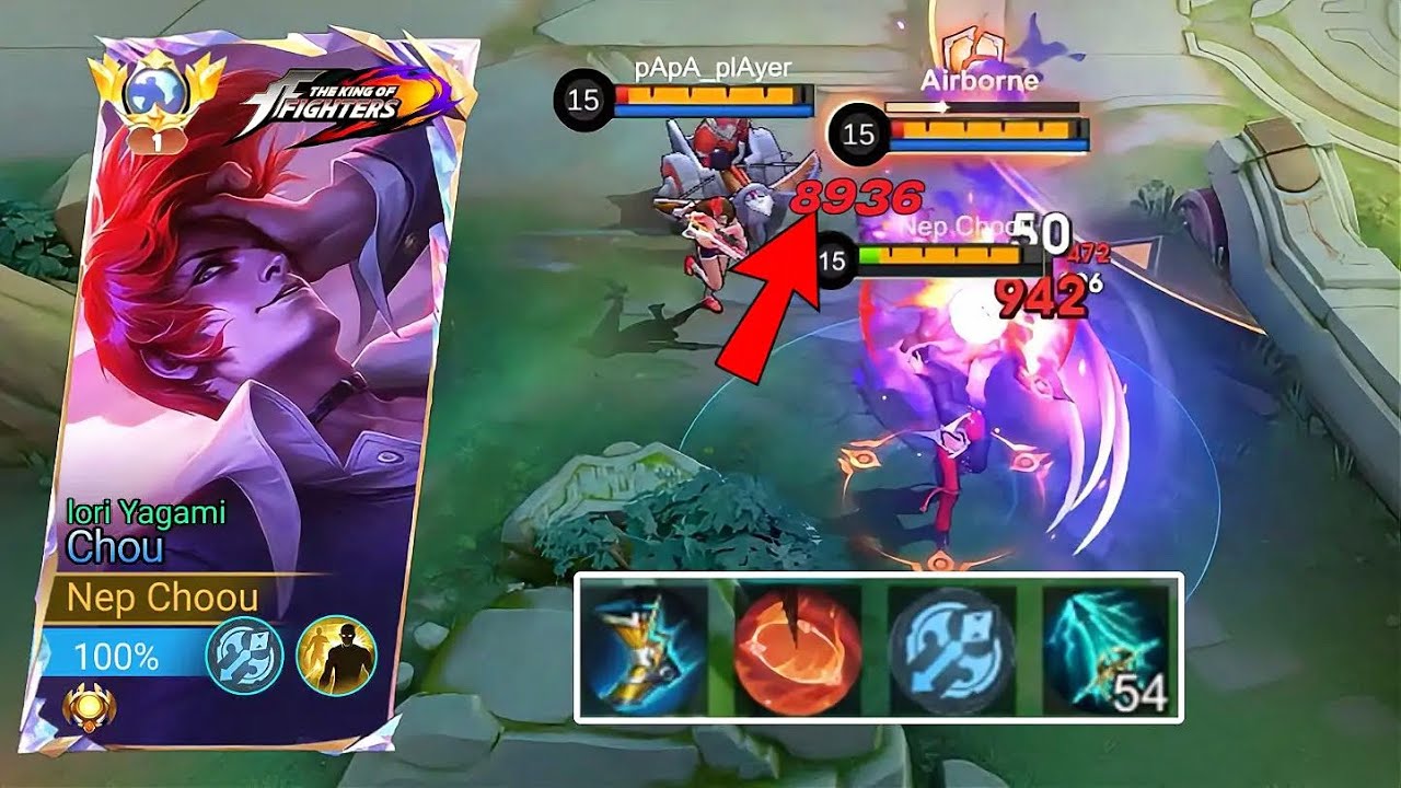 INSANE DMG😱!! I FINALLY FOUND BEST CHOU BUILD| &ldquo;IORI K&rdquo; GAMEPLAY(MUST TRY BUILD)💀
