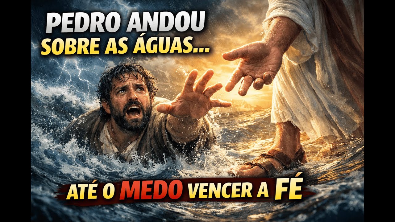“Pedro Andou Sobre as Águas… Até o Medo Vencer a F
