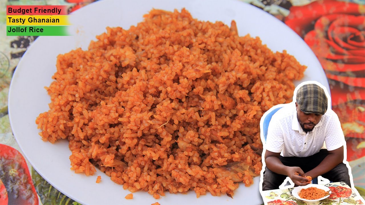 How to Prepare a Budget Friendly Tasty Ghanaian Jollof Rice || Quick, Easy & Simple