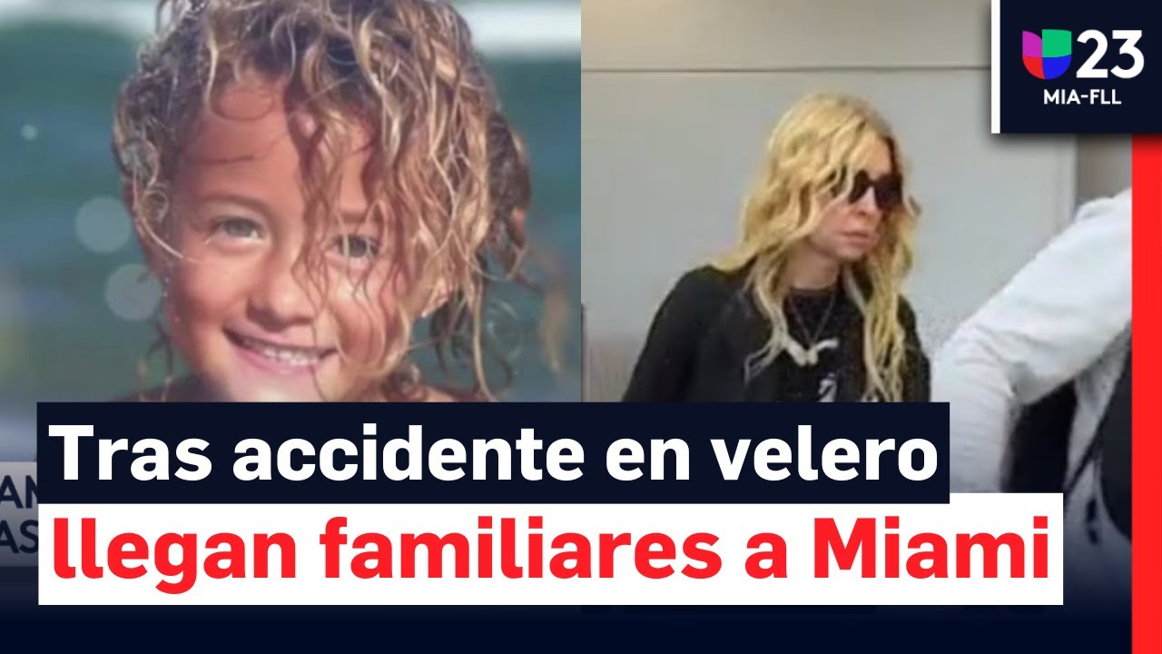 Accidente marítimo en Biscayne: Llegan familiares de una de las niñas argentinas fallecidas en Miami